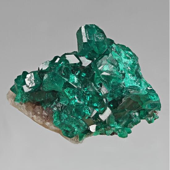 Dioptase & Quartz