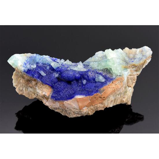 Azurite With Aragonite