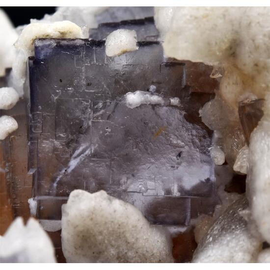 Fluorite With Calcite