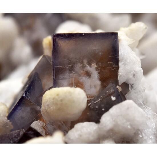 Fluorite With Calcite