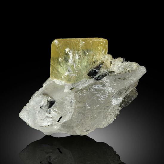 Herderite With Quartz