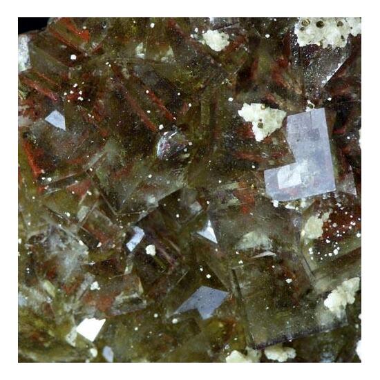 Fluorite Dolomite & Chalcopyrite