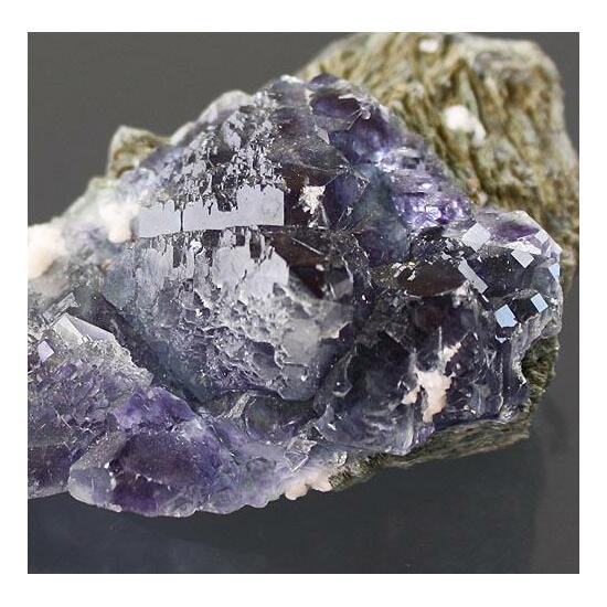 Fluorite On Mica