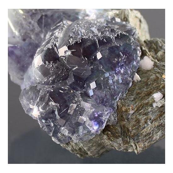 Fluorite On Mica