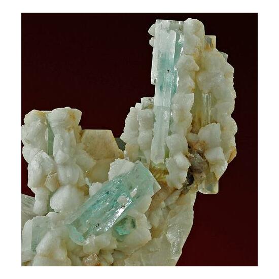 Aquamarine Quartz Feldspar & Muscovite