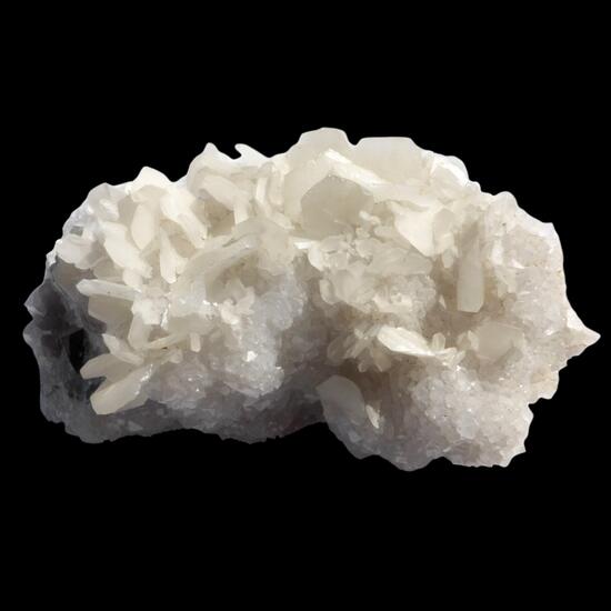 Calcite & Quartz On Fluorite