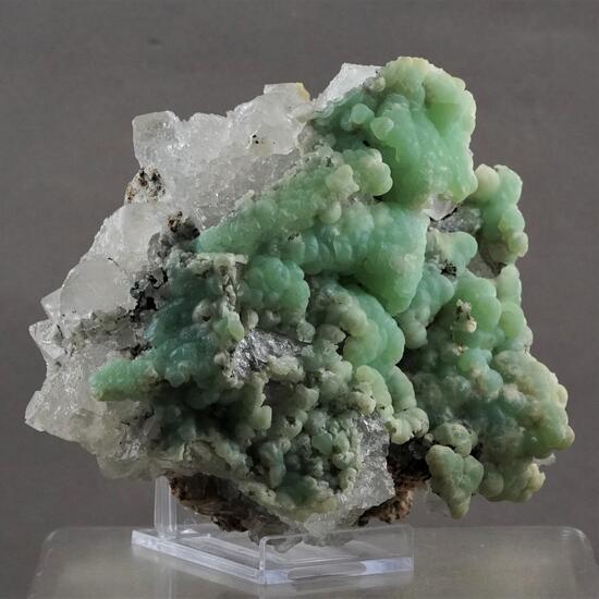 Smithsonite On Fluorite