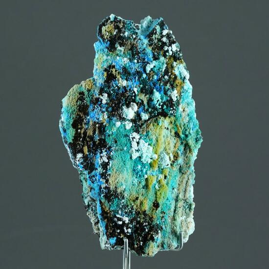 Spangolite Ktenasite Arsenocrandallite Cyanotrichite Adamite On Chrysocolla