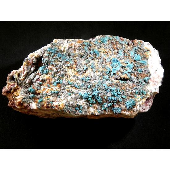 Alumo-chalcosiderite On Pyrite & Dolomite
