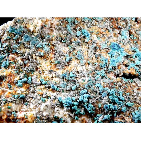 Alumo-chalcosiderite On Pyrite & Dolomite