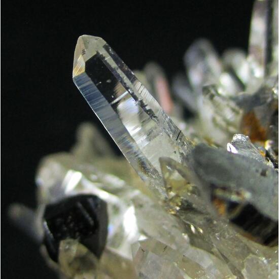 Arsenopyrite & Cassiterite On Quartz