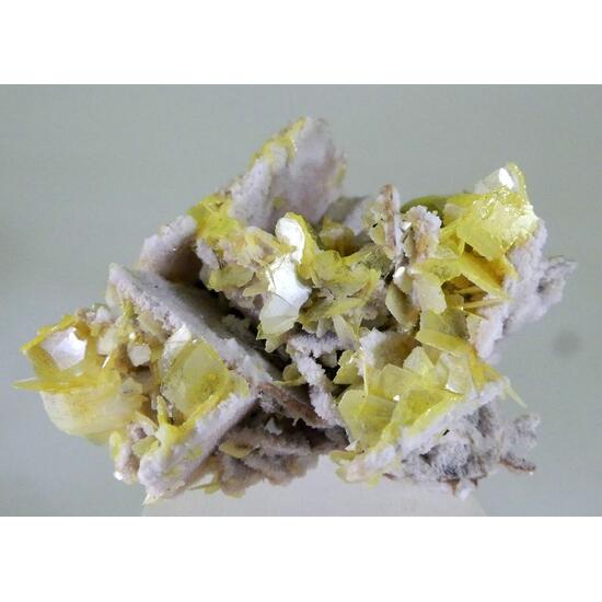 Wulfenite & Calcite Psm Wulfenite