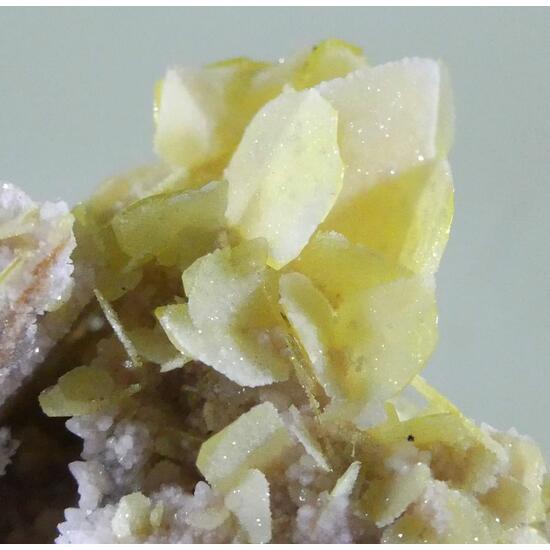 Wulfenite & Calcite Psm Wulfenite