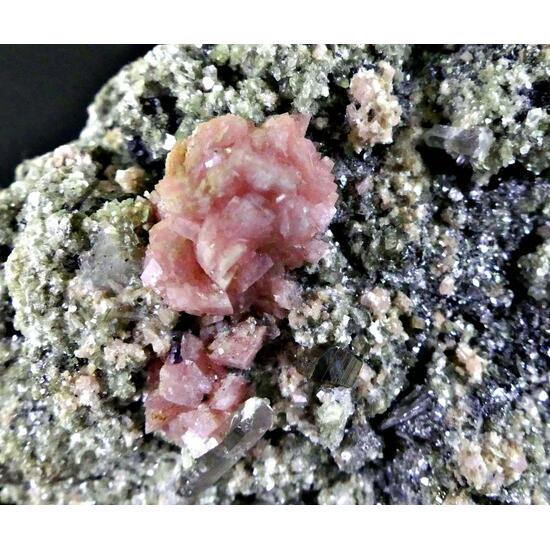 Rhodochrosite Pyrite Quartz Fluorite & Mica