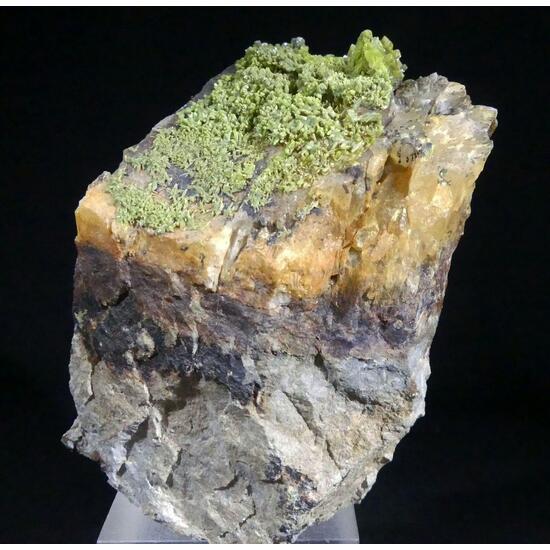 Pyromorphite On Quartz