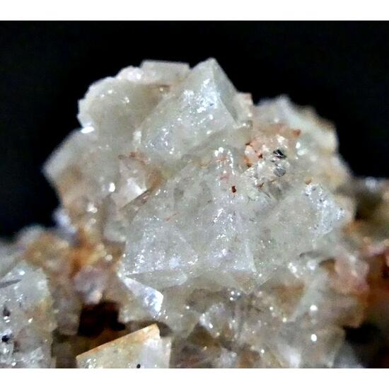 Chabazite On Smoky Quartz With Goethite