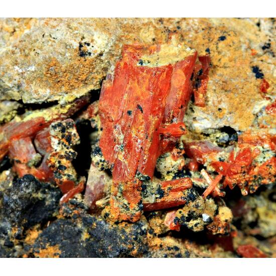 Crocoite & Bindheimite