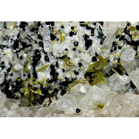 Epidote Sphalerite Fluorite & Quartz