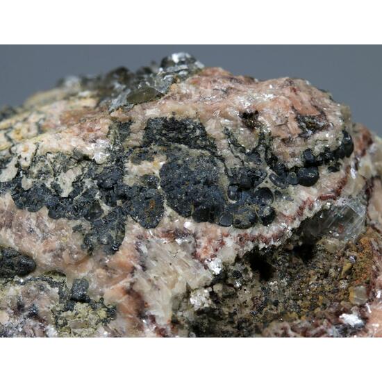 Uraninite Var Pitchblende & Calcite