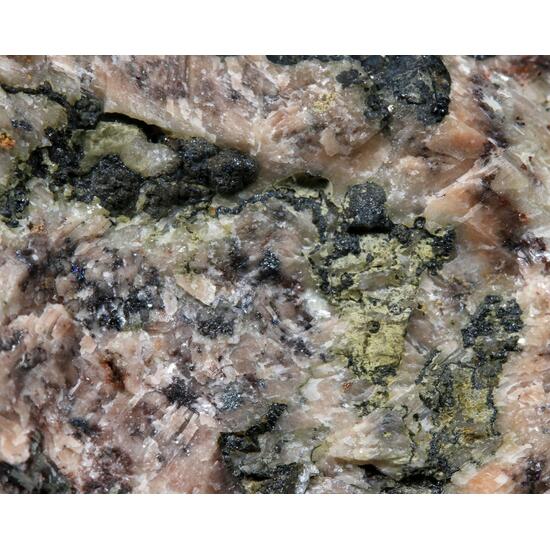Uraninite Var Pitchblende & Calcite