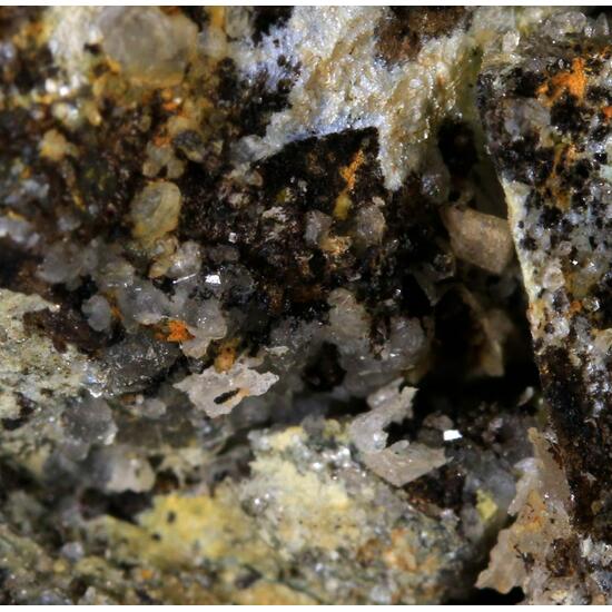 Eulytine Beyerite & Namibite On Chrysocolla