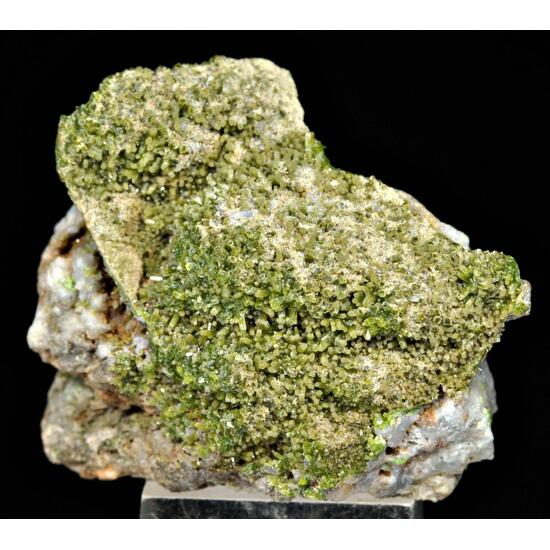 Pyromorphite On Quartz