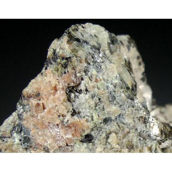 Eulytine With Hechtsbergite Biotite & Chrysocolla