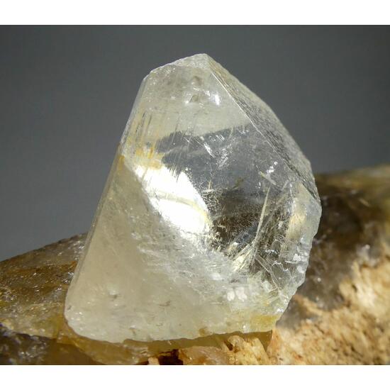 Topaz On Smoky Quartz