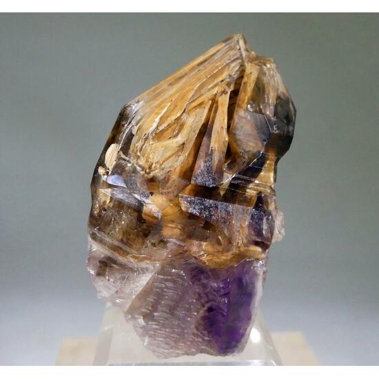 Ametrine Fensterquarz With Clay Inclusions