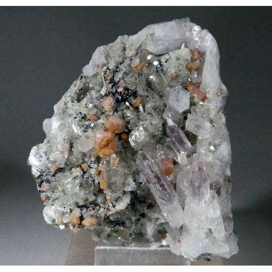 Chabazite Heulandite Laumontite Babingtonite & Amethyst