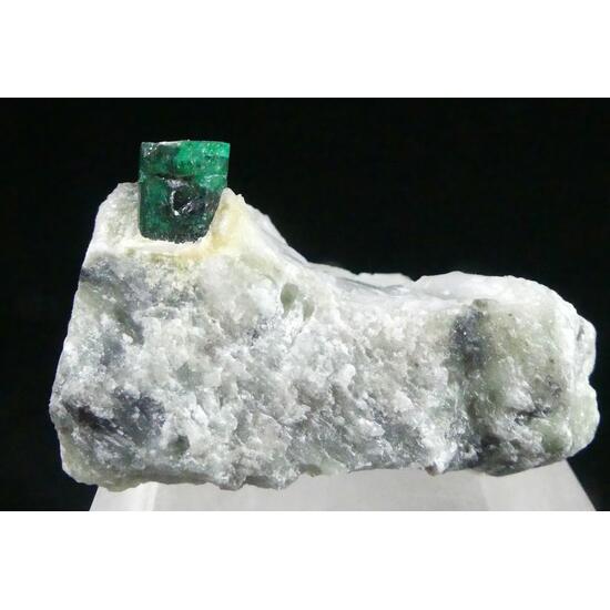 Emerald On Calcite