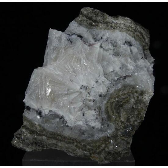 Pectolite With Julgoldite-(Fe2+)