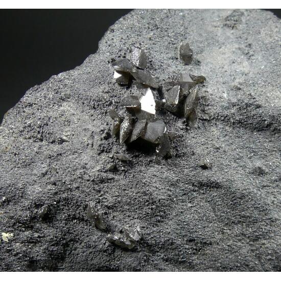 Wulfenite & Pyromorphite On Sphalerite On Rhodonite