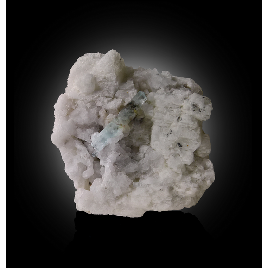 Aquamarine On Feldspar