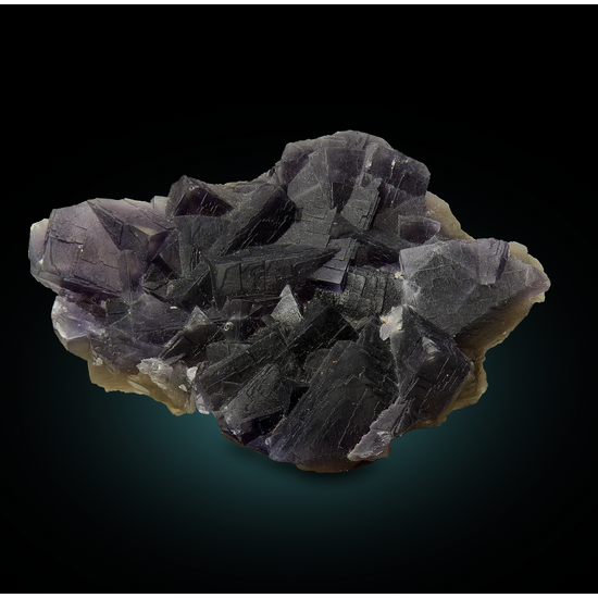 Fluorite On Calcite