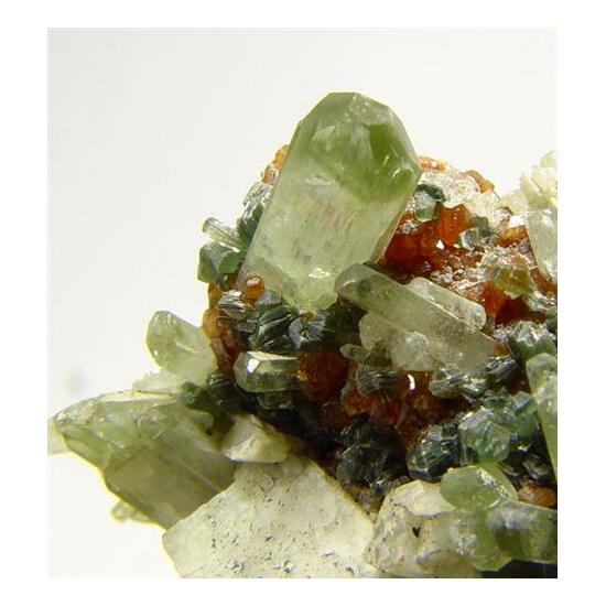 Diopside & Hessonite