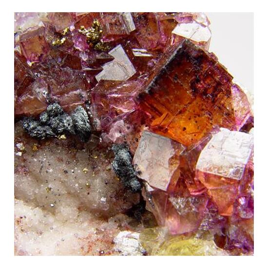 Fluorite & Polybasite