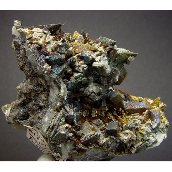 Pyrite On Calcite