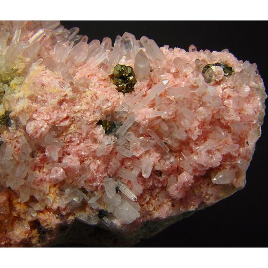 Rhodochrosite & Quartz