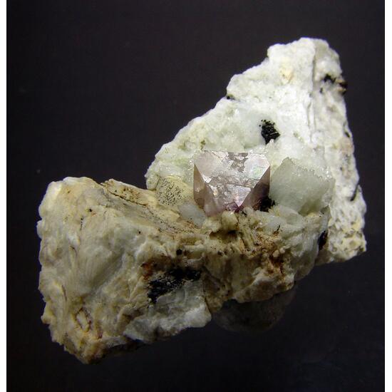 Fluorite On Feldspar