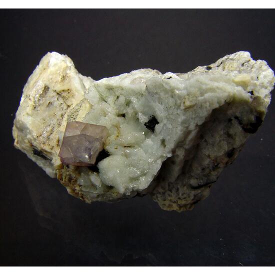 Fluorite On Feldspar