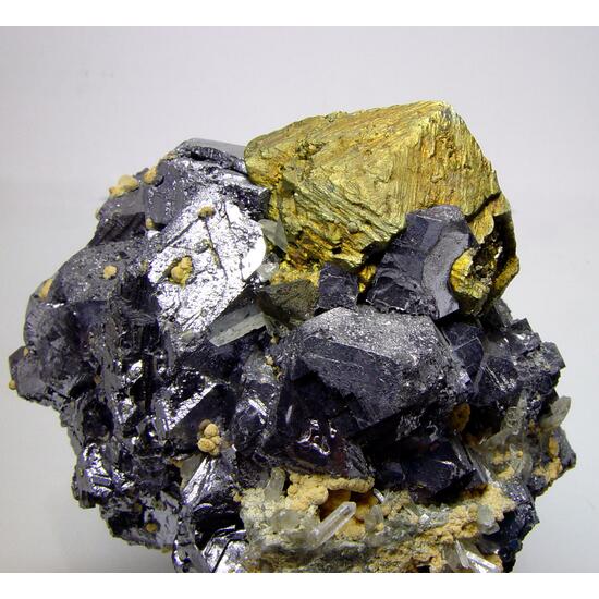 Chalcopyrite On Galena