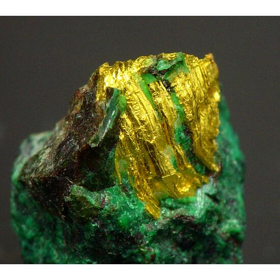 Gold On Malachite