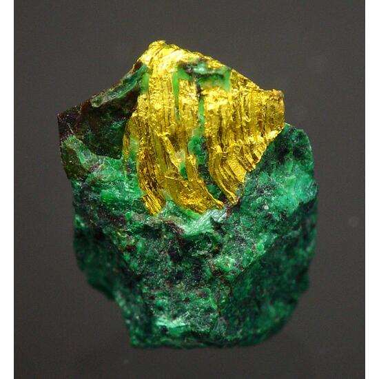 Gold On Malachite