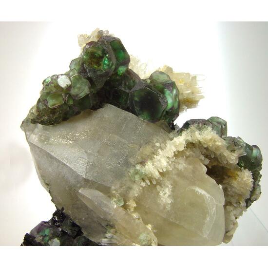 Fluorite On Quartz