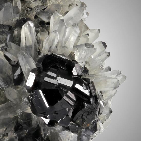 Cassiterite With Quartz