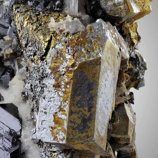 Chalcopyrite With Galena & Sphalerite