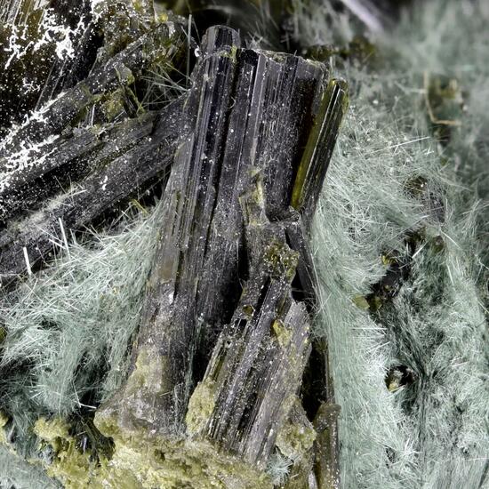 Epidote With Byssolite