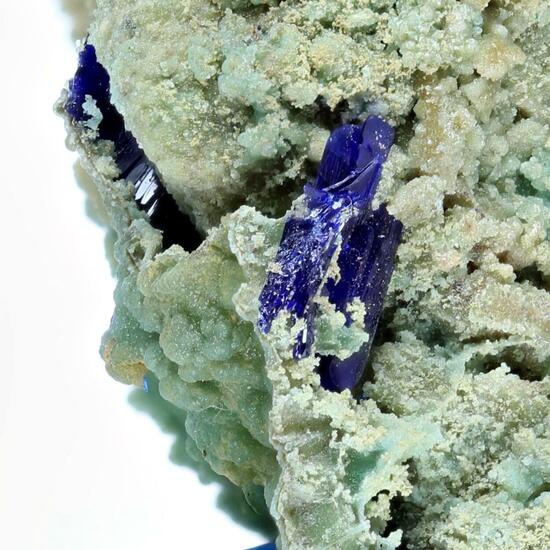 Azurite With Chrysocolla Psm Libethenite