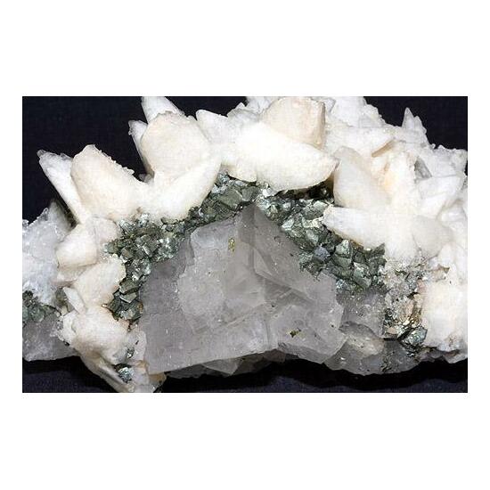 Fluorite Marcasite & Calcite